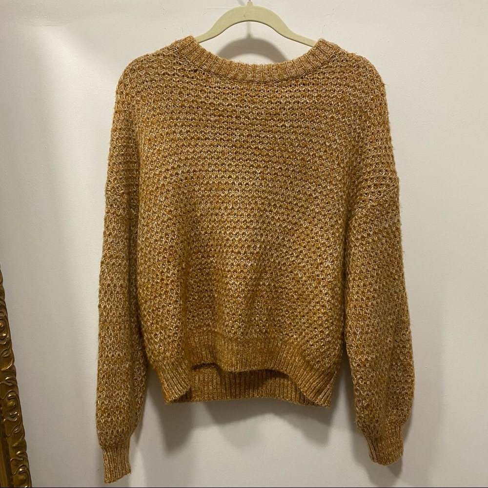Abercrombie & Fitch Orange Multi Knit Sweater